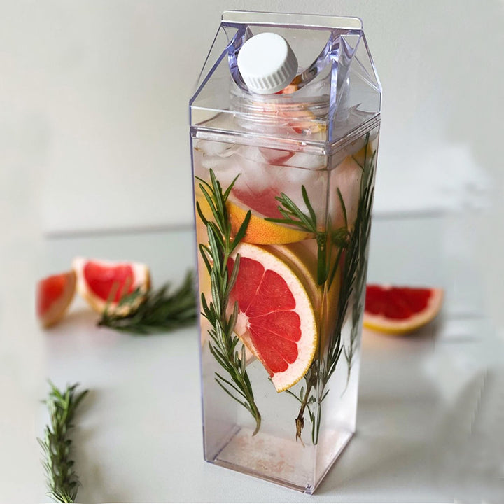 premium juice & milk Clear Bottle