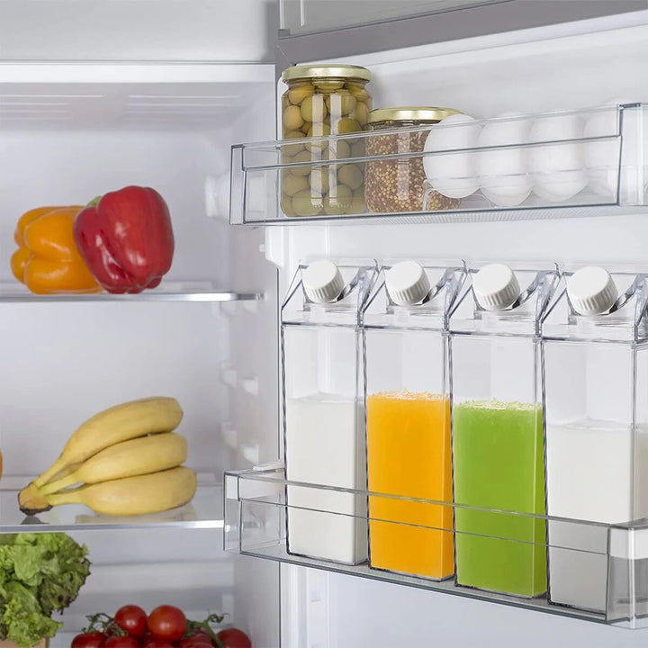 premium juice & milk Clear Bottle