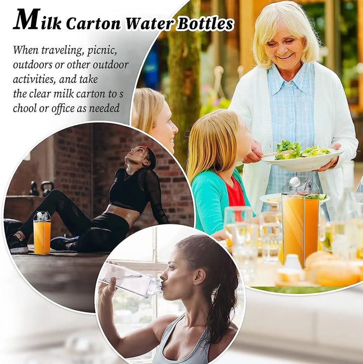 premium juice & milk Clear Bottle