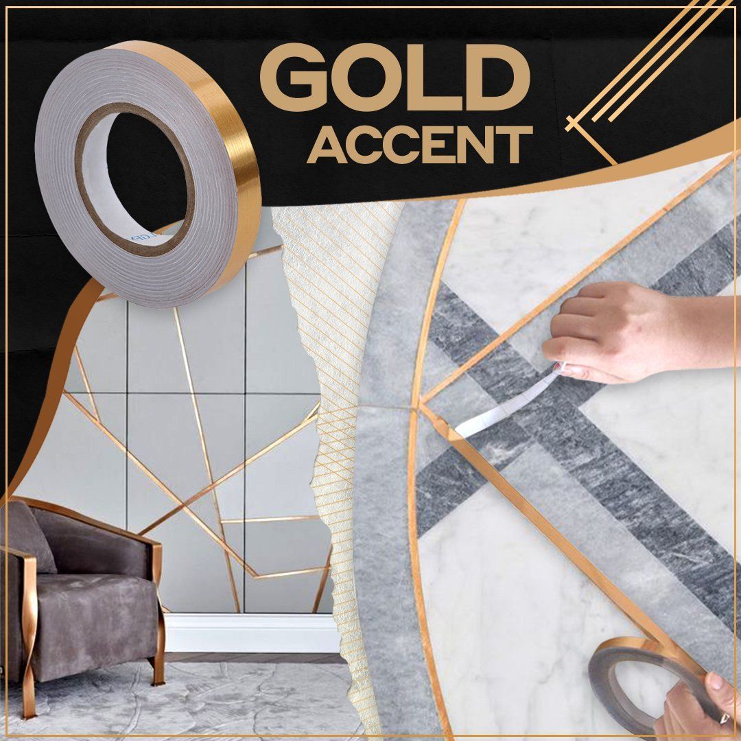 Ceramic Tile Gap Tape -Gold Color ( 50 Meters)