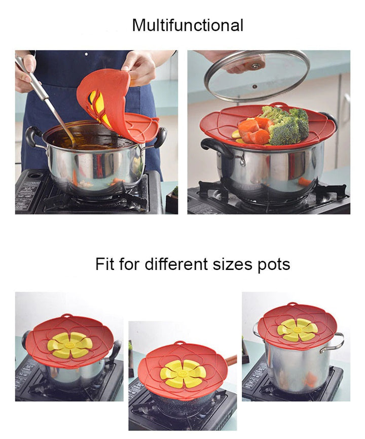 Food Grade Silicone Spill Stopper Lid Cover