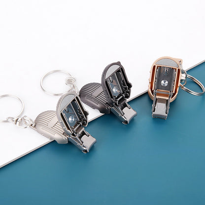 Mini Nail Clipper Suitcase Keychain