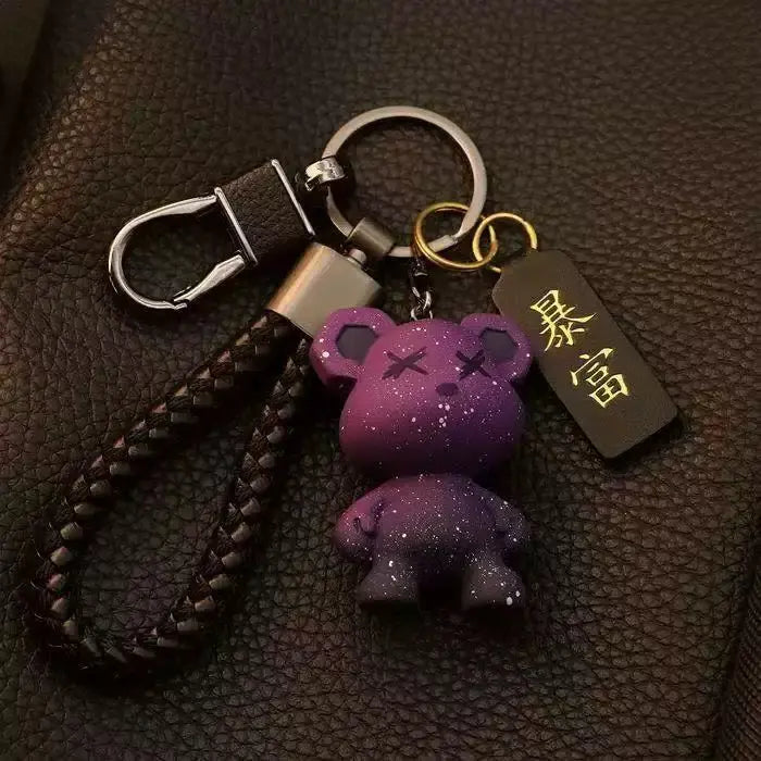 Cute Stylish Bear Keychain Charm