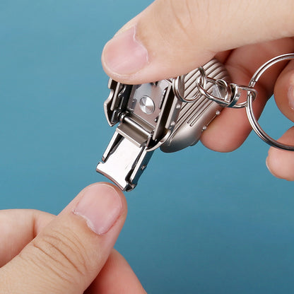 Mini Nail Clipper Suitcase Keychain