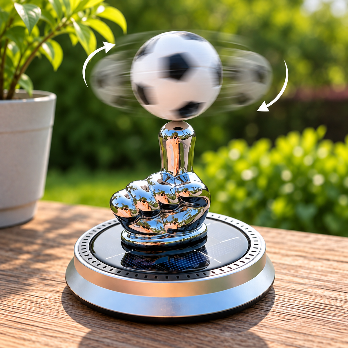 Football Spin Car Dashboard Ornament