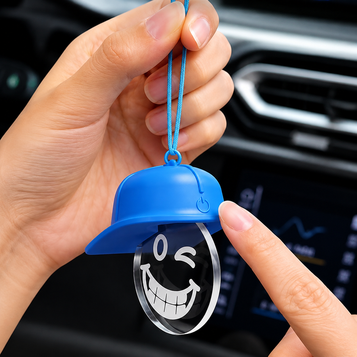 Cute Smiley LED Car Decor
