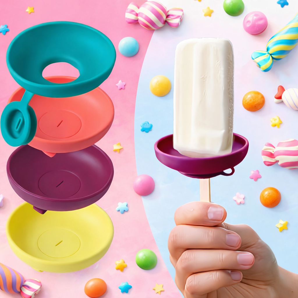 Silicone Popsicle Cone Drip Catcher