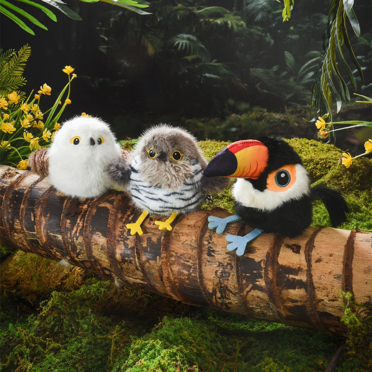 Electric Flapping Bird Pet Toy