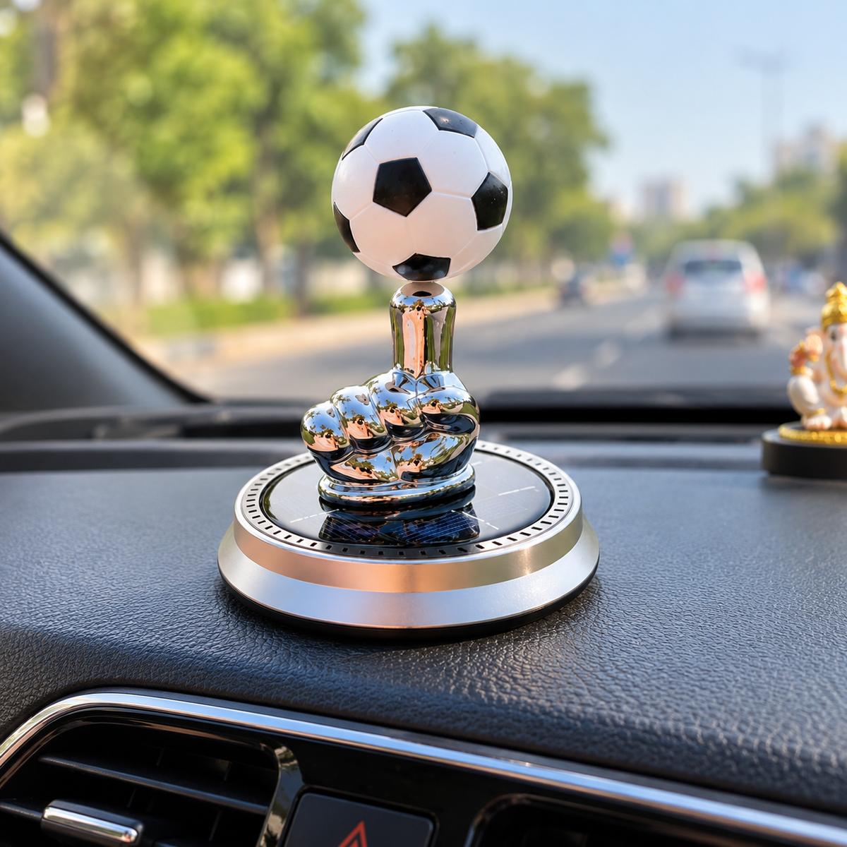 Football Spin Car Dashboard Ornament