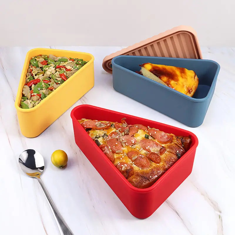 Silicone Pizza & Lunch Bento Box