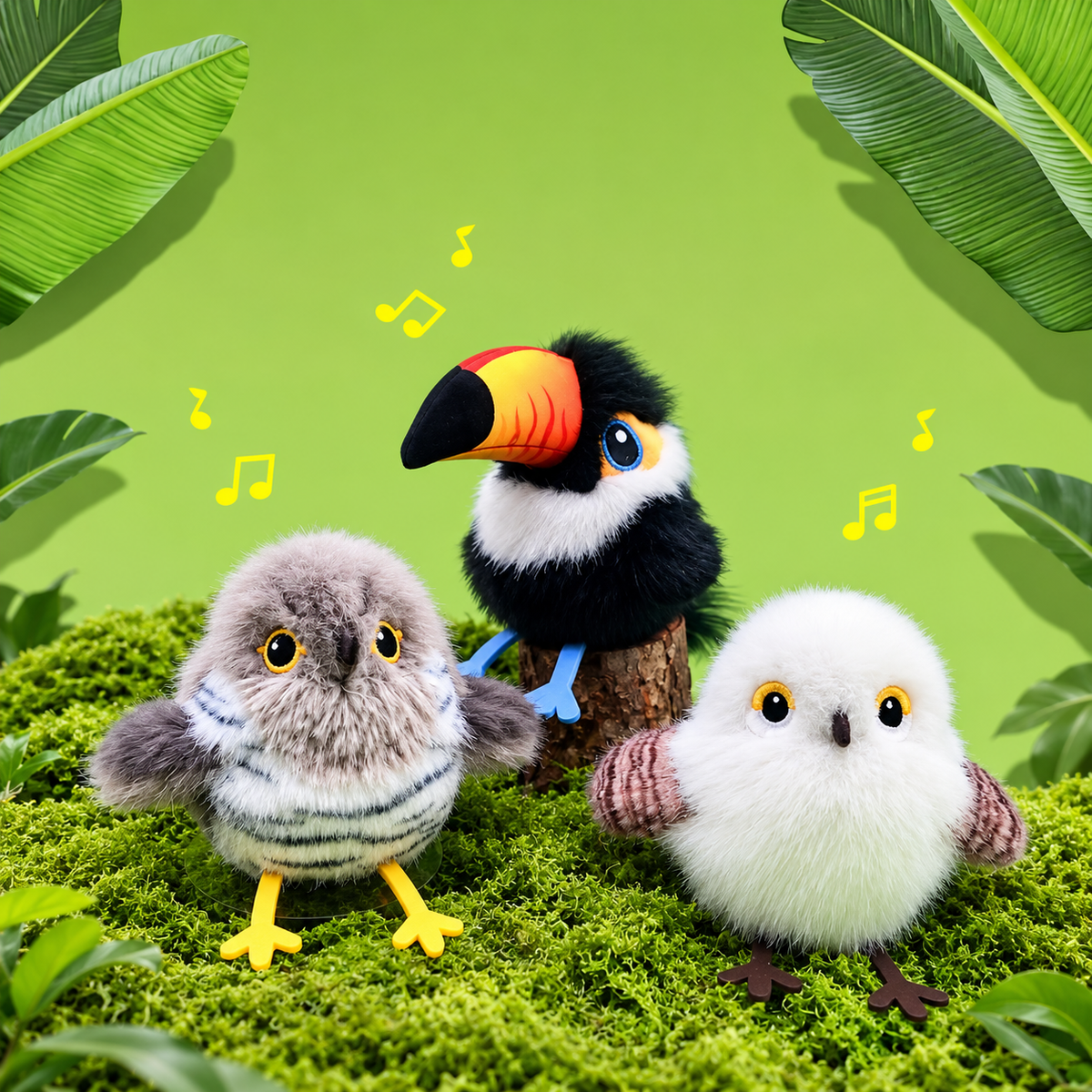 Electric Flapping Bird Pet Toy