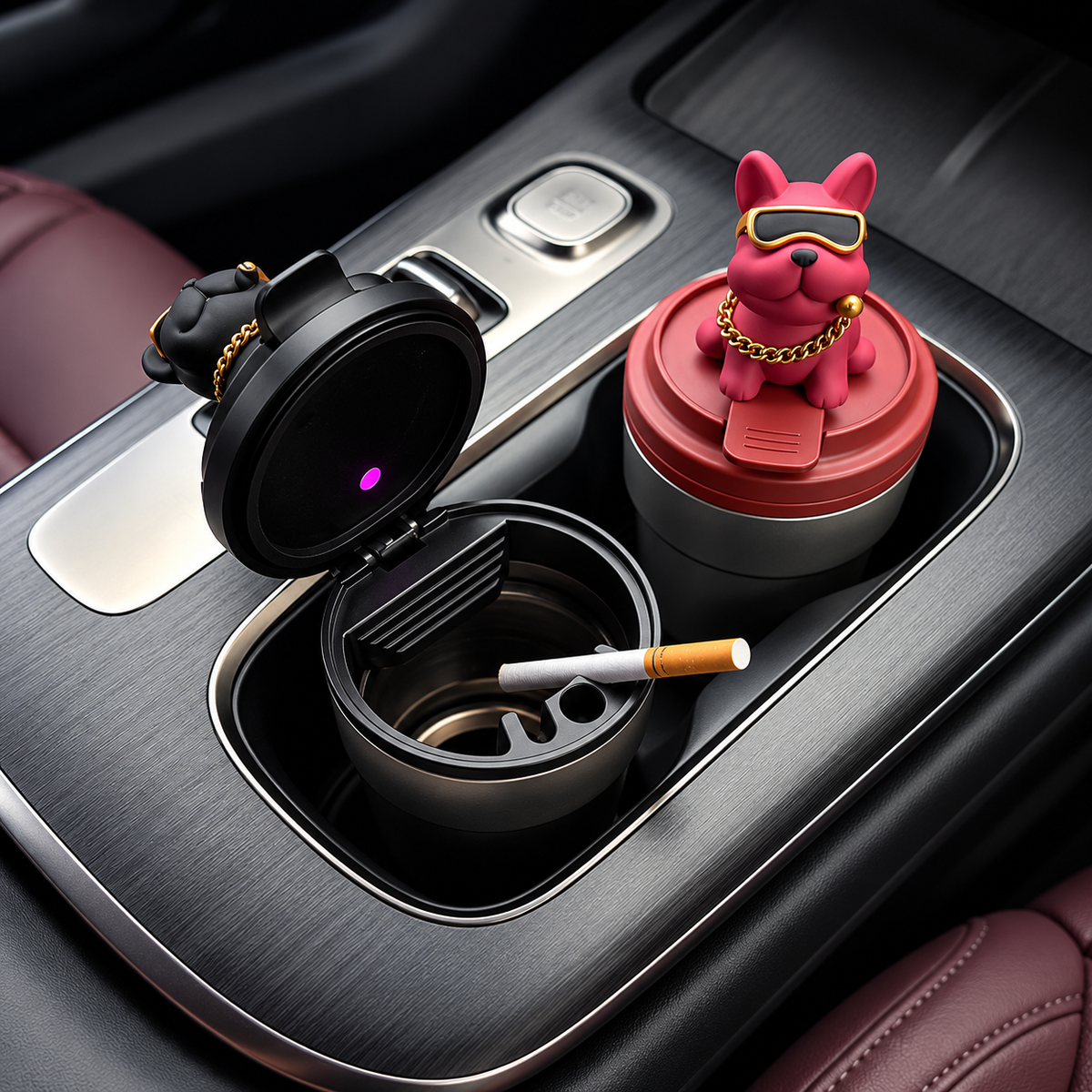 Premium LED Car Ashtray Cup