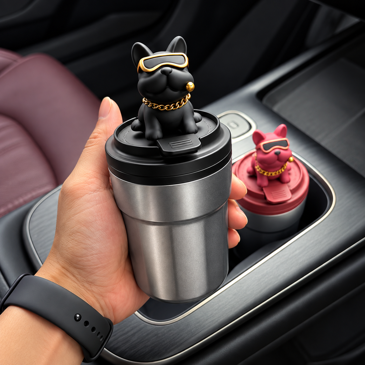 Premium LED Car Ashtray Cup
