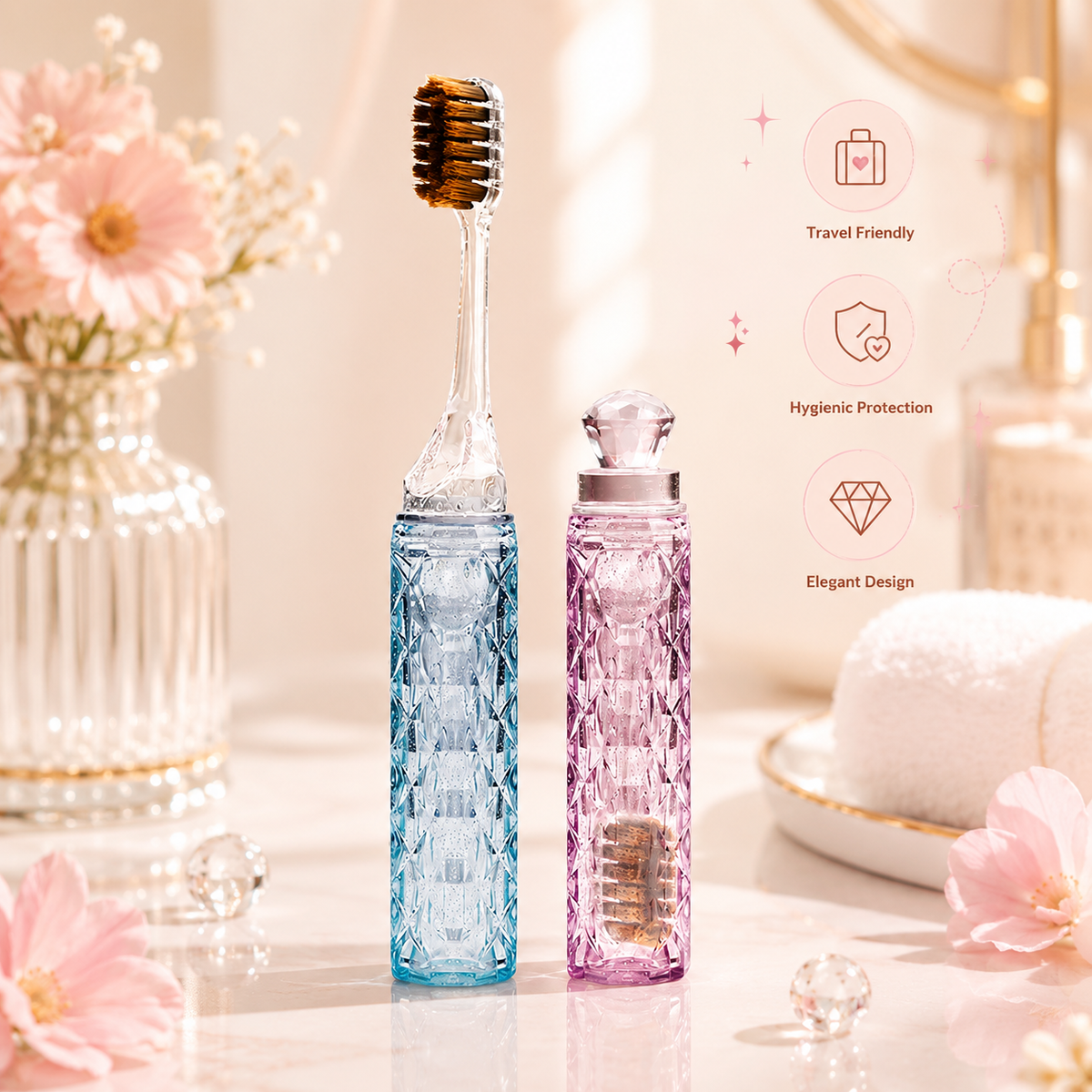Royal Crystal Diamond Toothbrush
