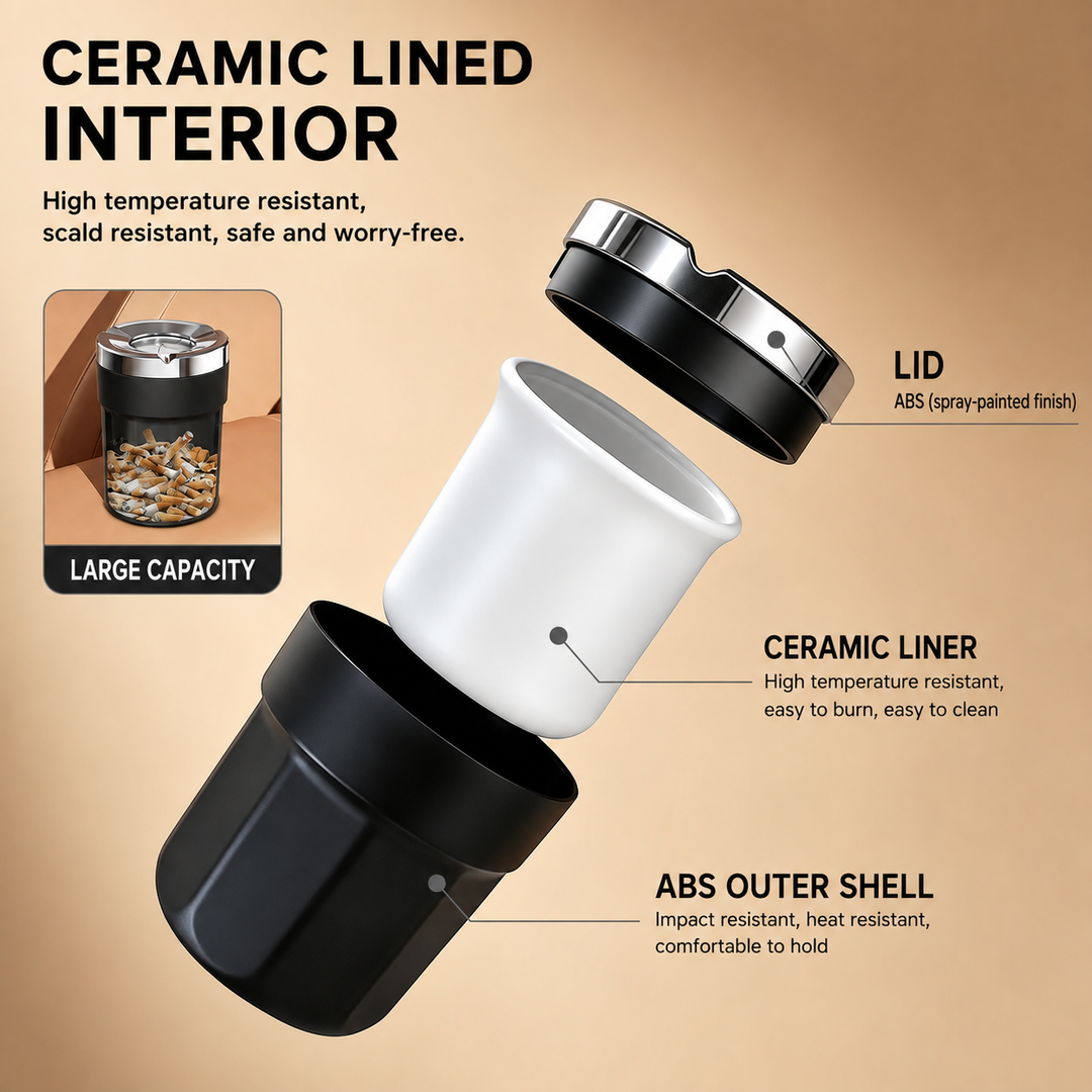 Smart Car Ash Collector Bin