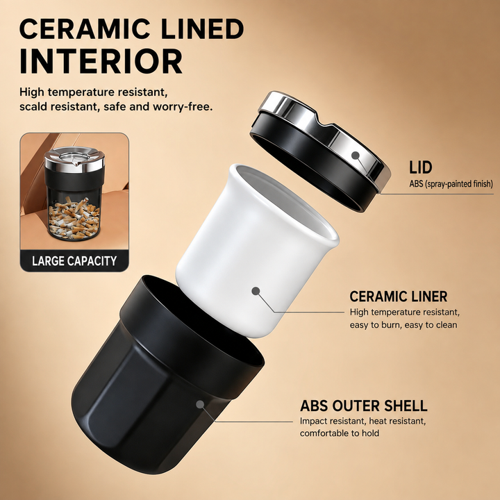 Smart Car Ash Collector Bin