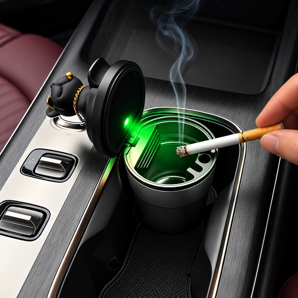 Premium LED Car Ashtray Cup