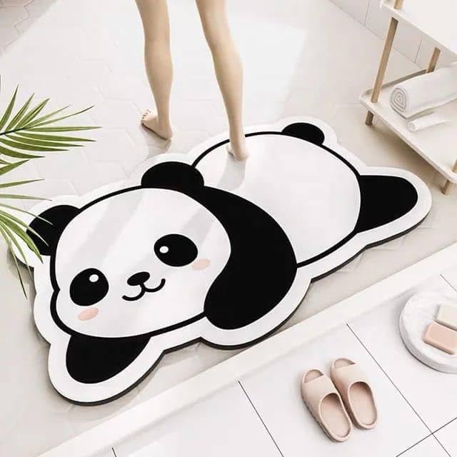 Cartoon Panda Foot Mat