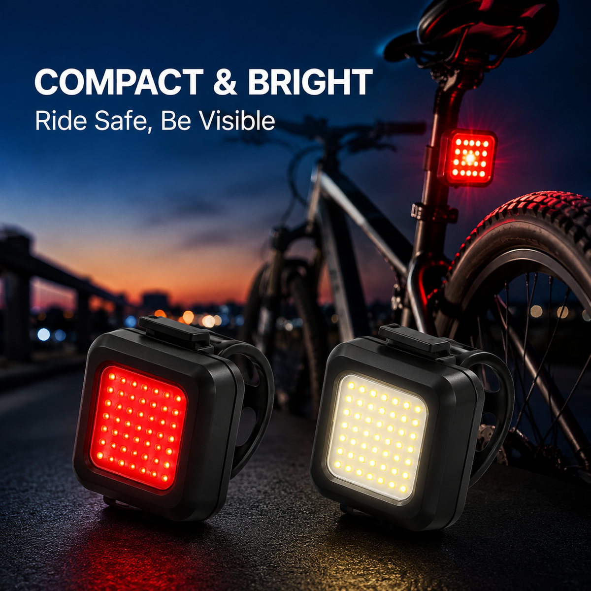 BrightRide Bicycle Safety Light