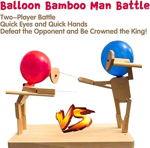 Bamboo Balloon Man Game (50 Pcs Baloons)