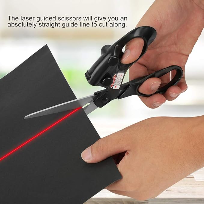 Infrared Laser Guided Cutting Scissors