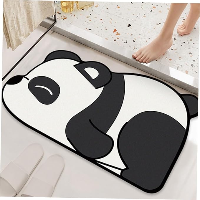 Cartoon Panda Foot Mat