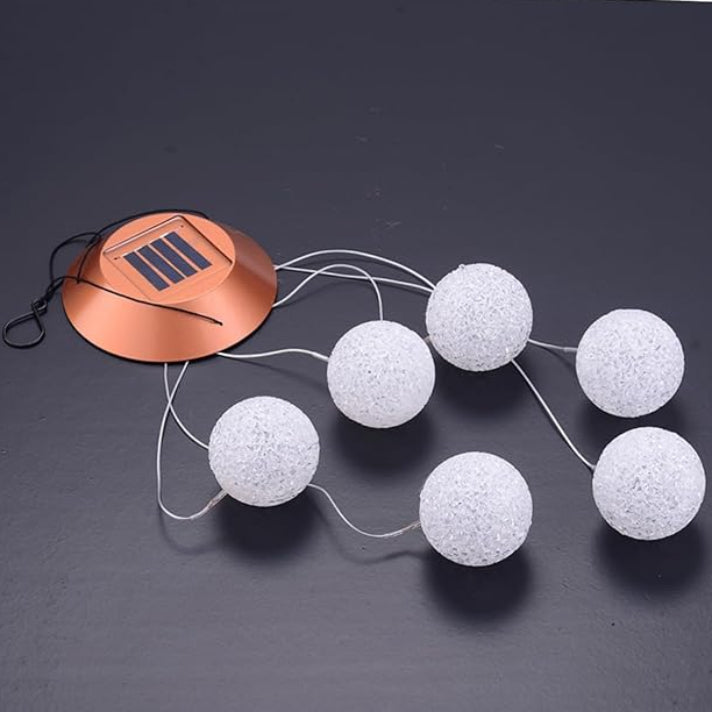 Solar LED Crystal Ball Wind Chime