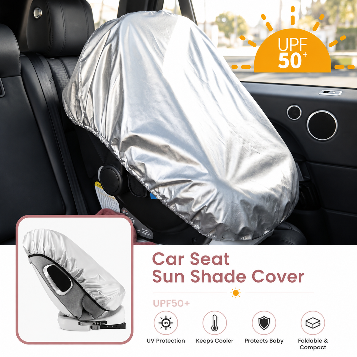 Baby Seat Sun Protection Cover