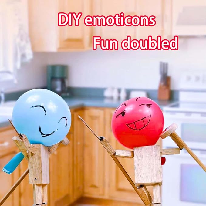 Bamboo Balloon Man Game (50 Pcs Baloons)