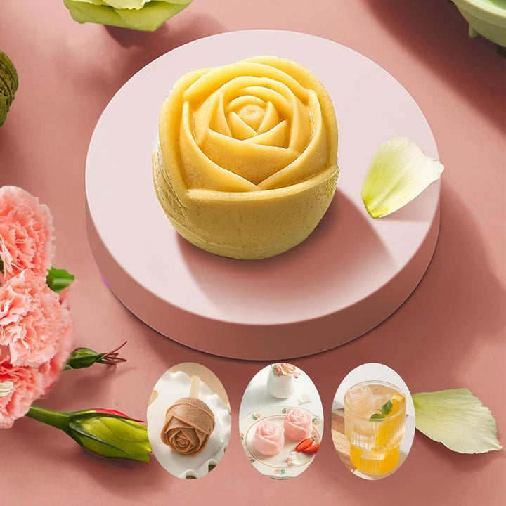 Silicone Rose Ice Cube Tray