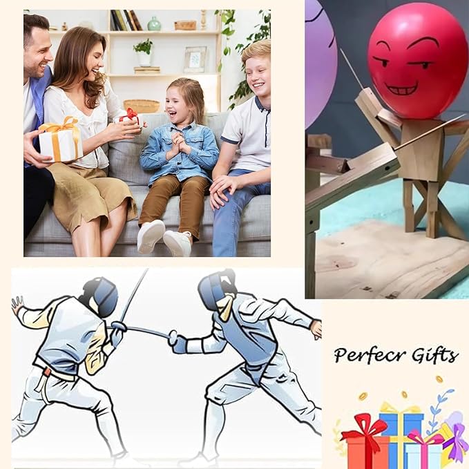 Bamboo Balloon Man Game (50 Pcs Baloons)