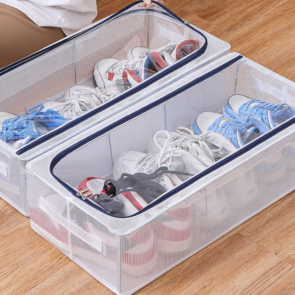 PVC Foldable Transparent Storage Box for Shoes, Toys, Clothes, Books etc.