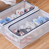 PVC Foldable Transparent Storage Box for Shoes, Toys, Clothes, Books etc.
