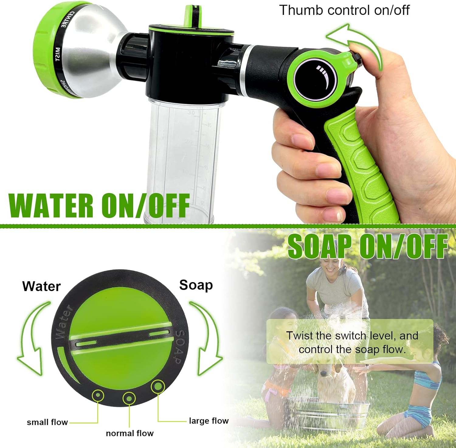 8-in-1 Hose Spray Nozzle