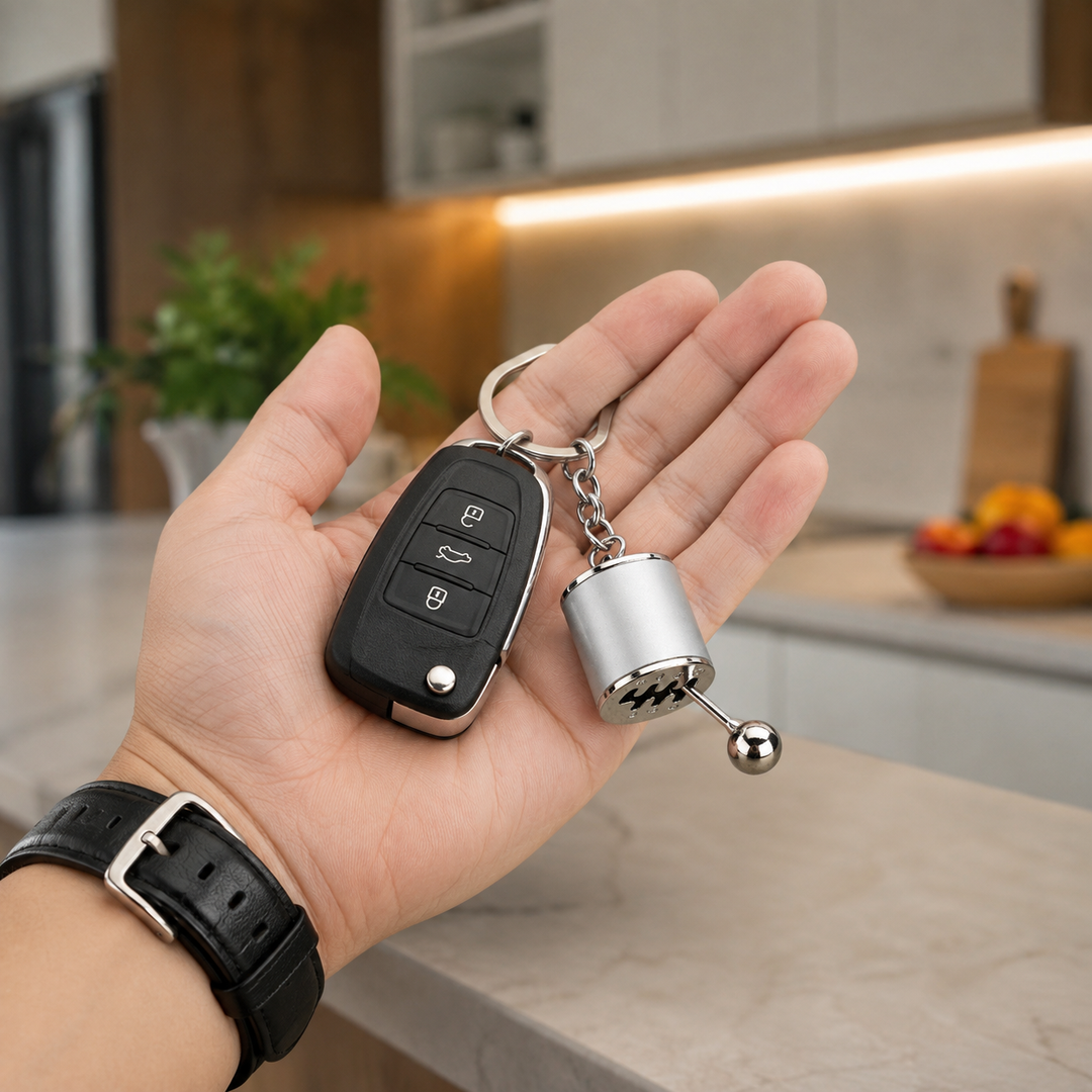 Manual Gear Shift Keychain