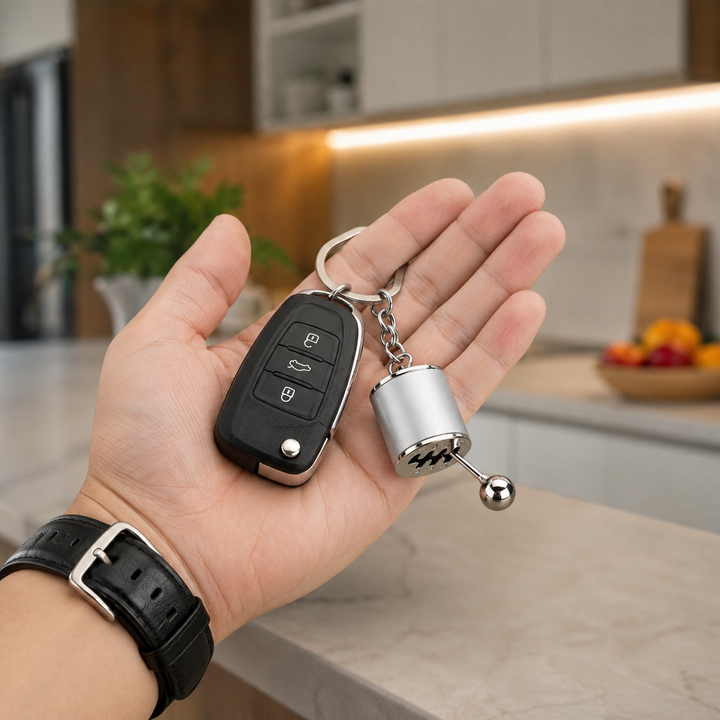 Manual Gear Shift Keychain