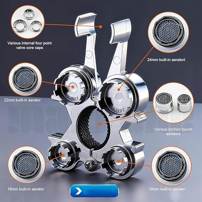 12-In-1 Multifunctional Faucet Wrench
