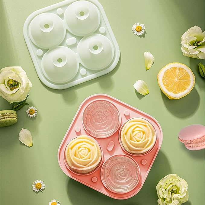 Silicone Rose Ice Cube Tray