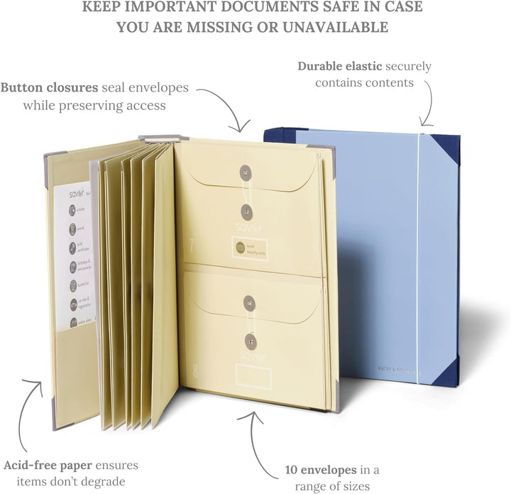 Premium Folio Document Organizer