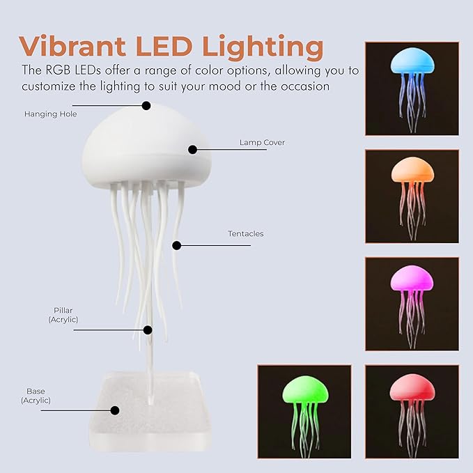 Cute Jellyfish Floating Lamp