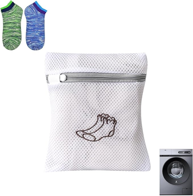 Zippered Laundry Bag for Socks