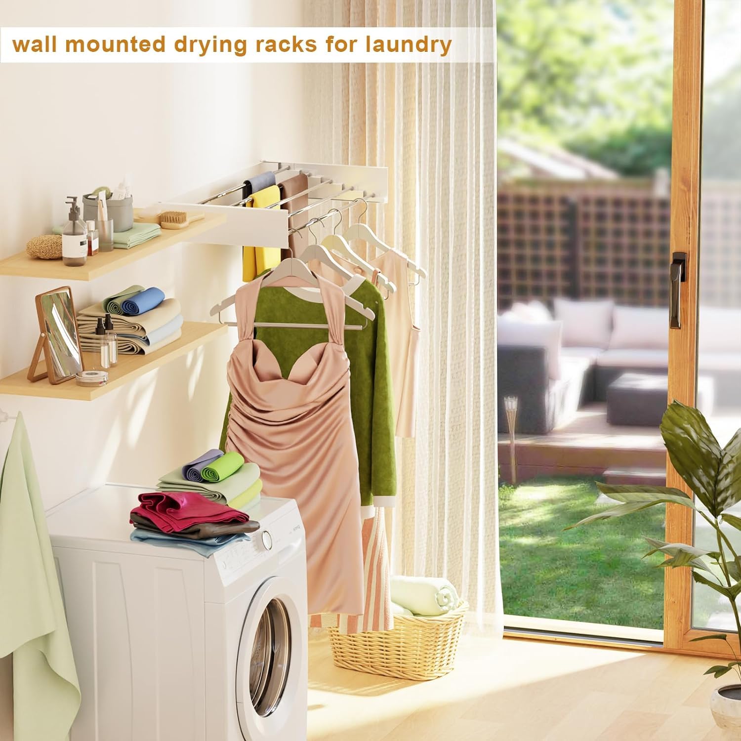 Foldable Laundry Clothes Drying Rack