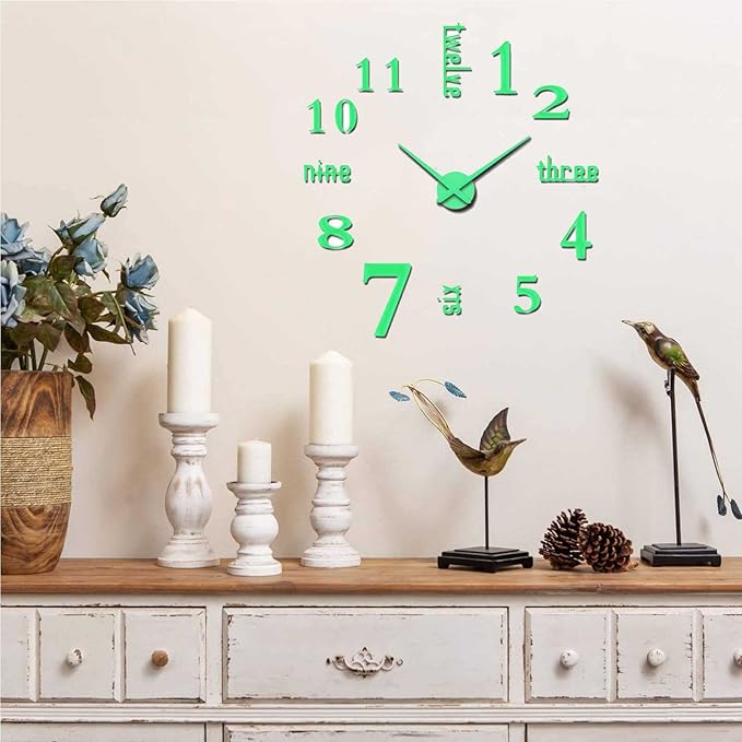 Glow-in-the-Dark Wall Clock