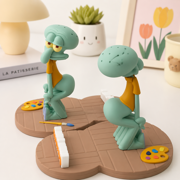 Cute Squidward Phone Holder