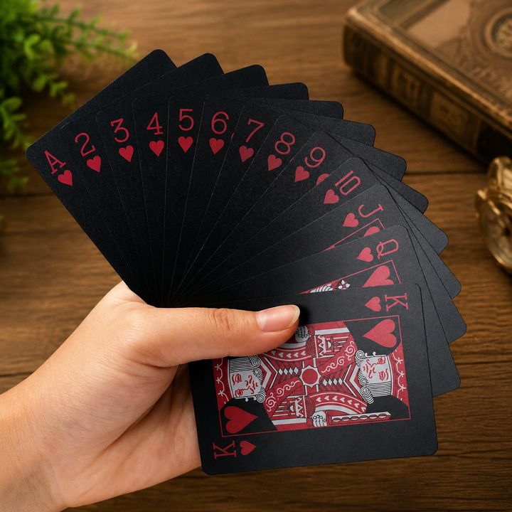 Premium Black Playing Cards