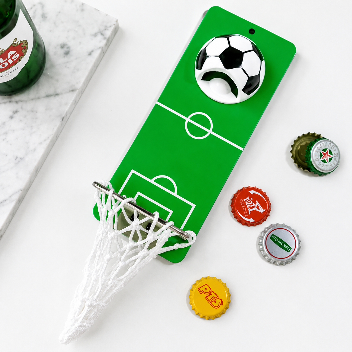 Football Style Wall Mounted Bottle Opener