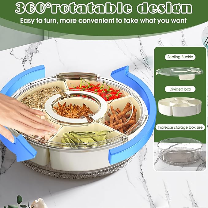 360°Spinning Snack Container