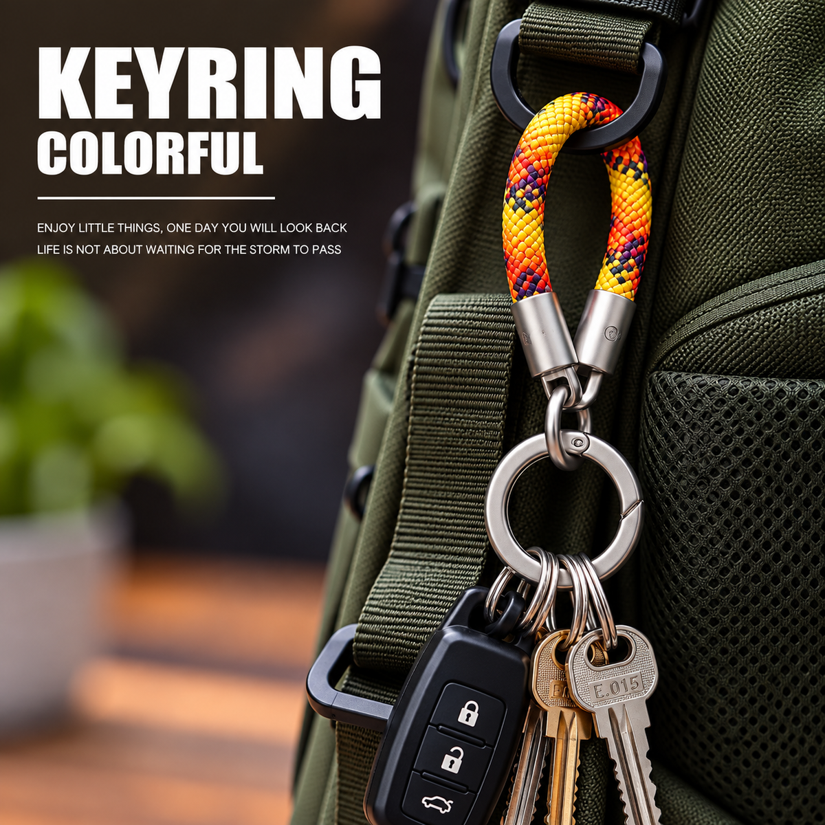 Multi Key Ring Detachable Keychain