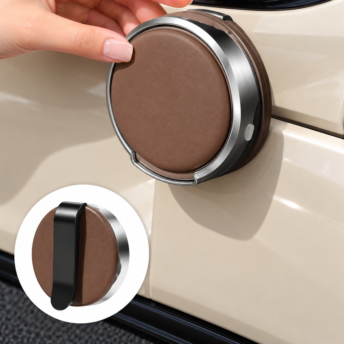 Foldable Car Door Cup & Phone Holder