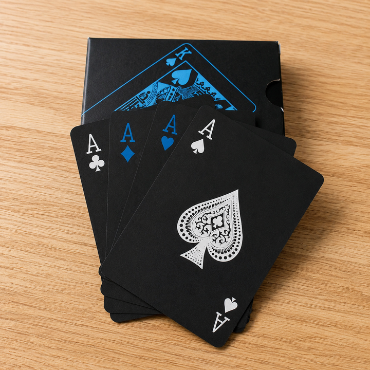 Premium Black Playing Cards
